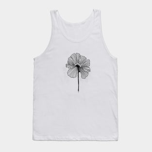 Dried Petals Floral Art Tank Top